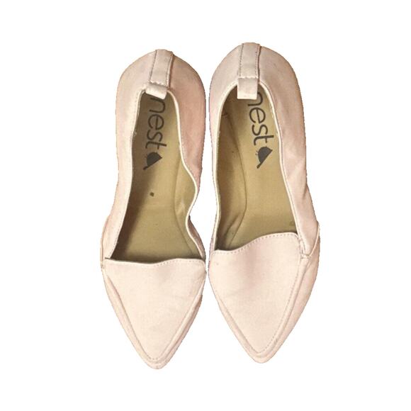 Nest Women’s Socialite Natural Pointed Toe Flats Loafers‎ Pink US 10 - Picture 1 of 9